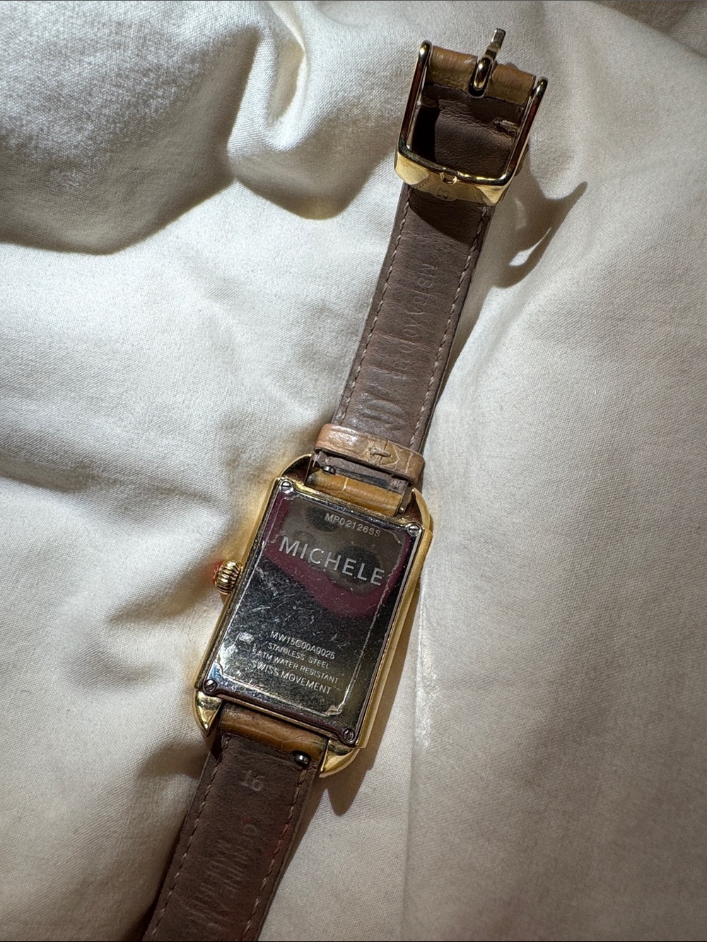 Michele Milou park watch leather band - Picture 3 of 5